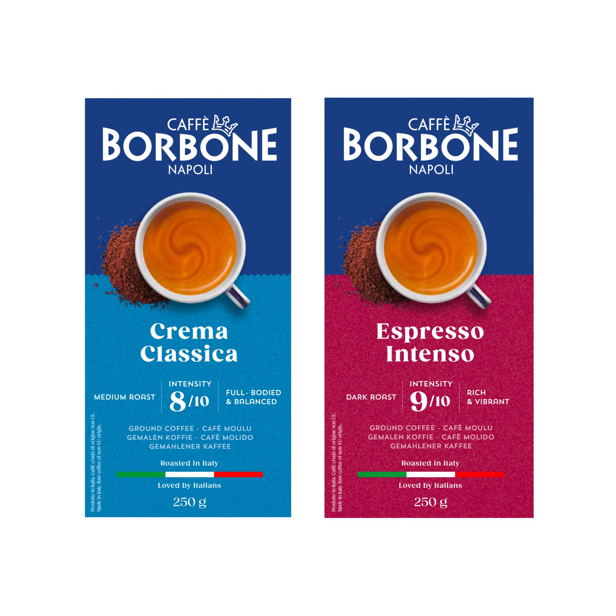 Borbone Ground Coffee Mix (2 x 250g)