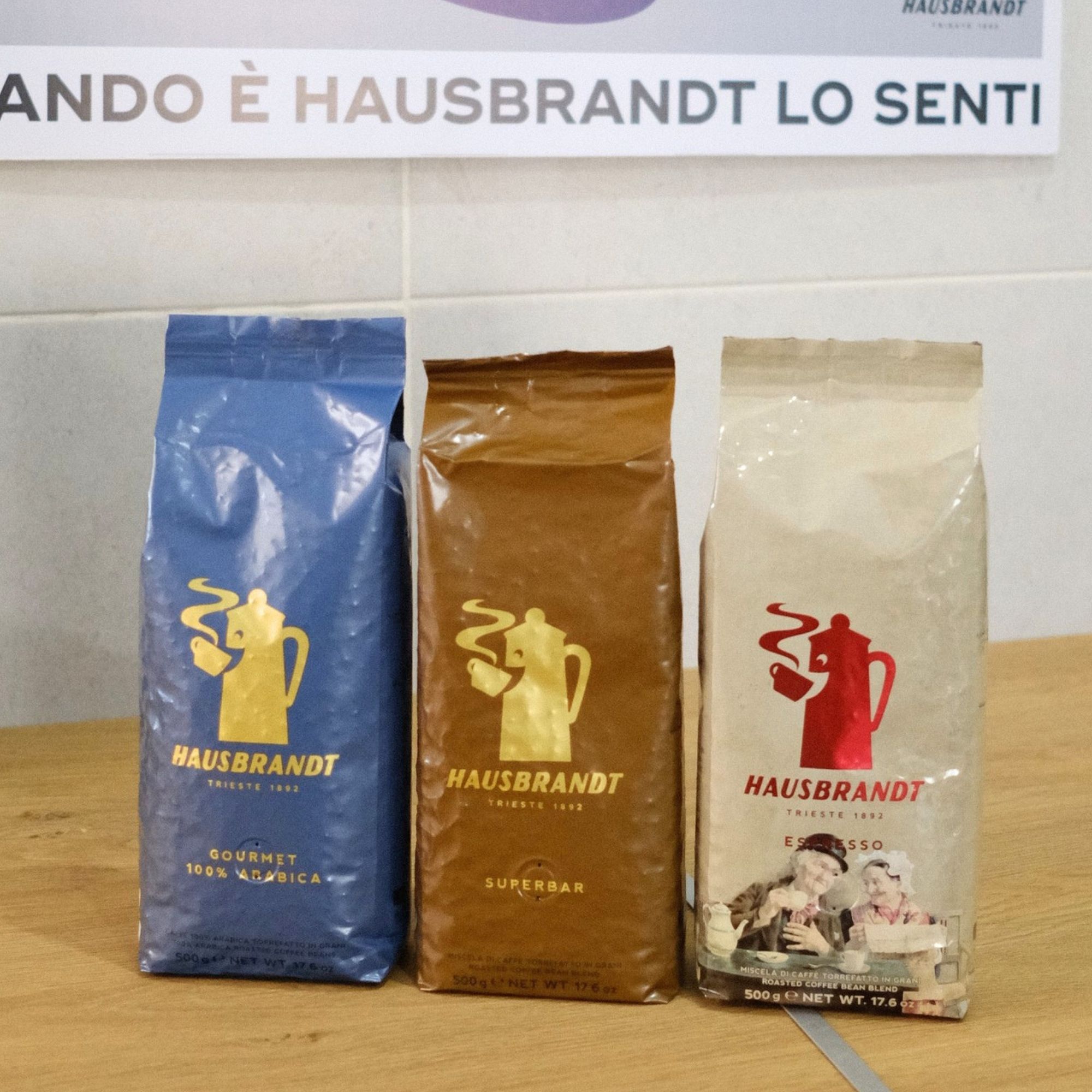 Hausbrandt Coffee Beans Discovery Set, 3x500g