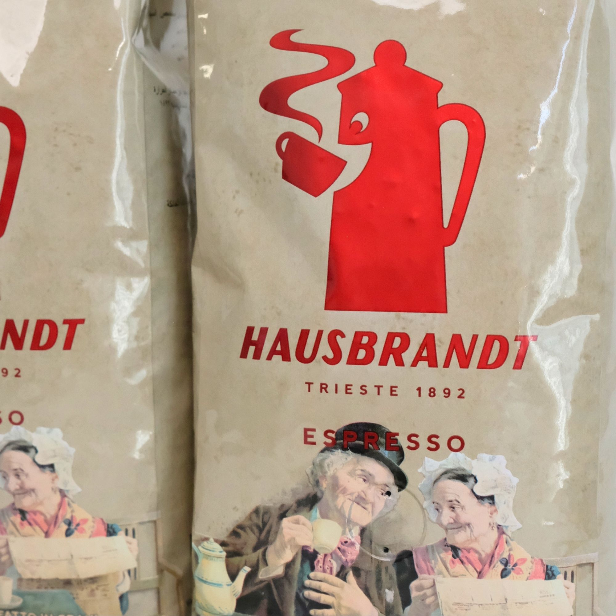 Hausbrandt Espresso Duo - Coffee Beans, 2x500g