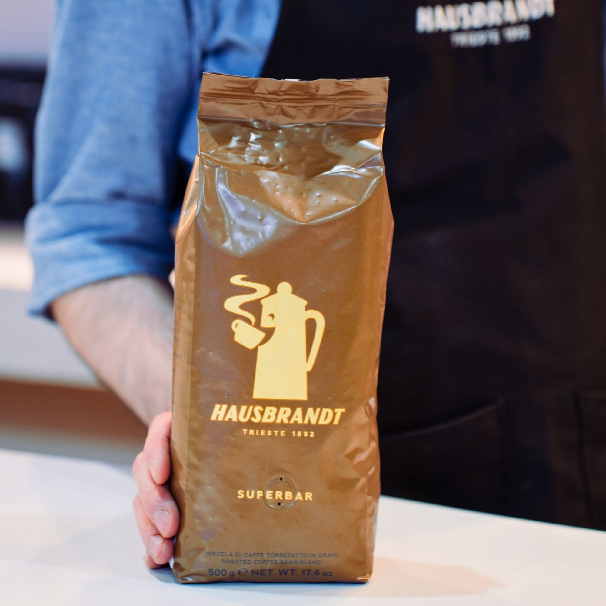 Hausbrandt Superbar Duo - Coffee Beans (2 x 500g)
