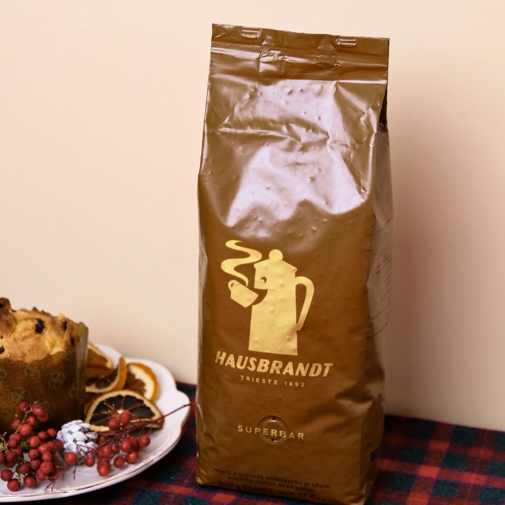 Hausbrandt Superbar Duo - Coffee Beans (2 x 500g)