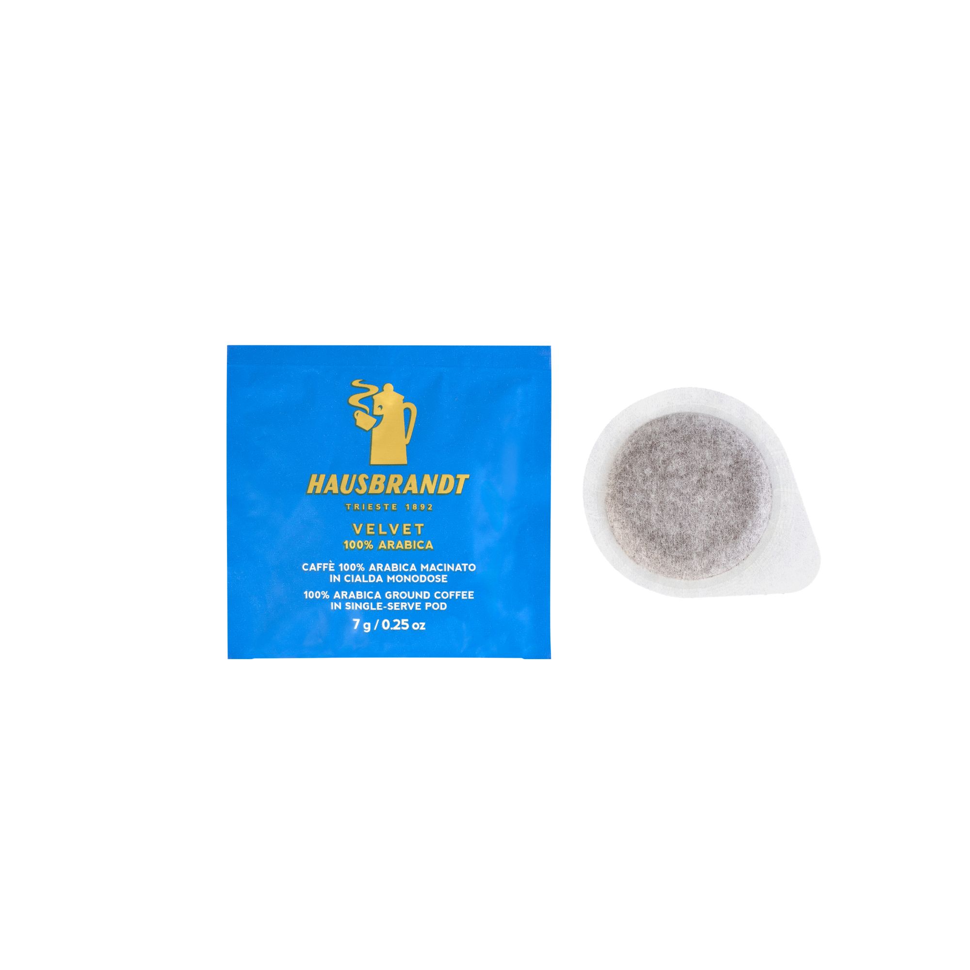 Hausbrandt Velvet 100% Arabica, 20 pods