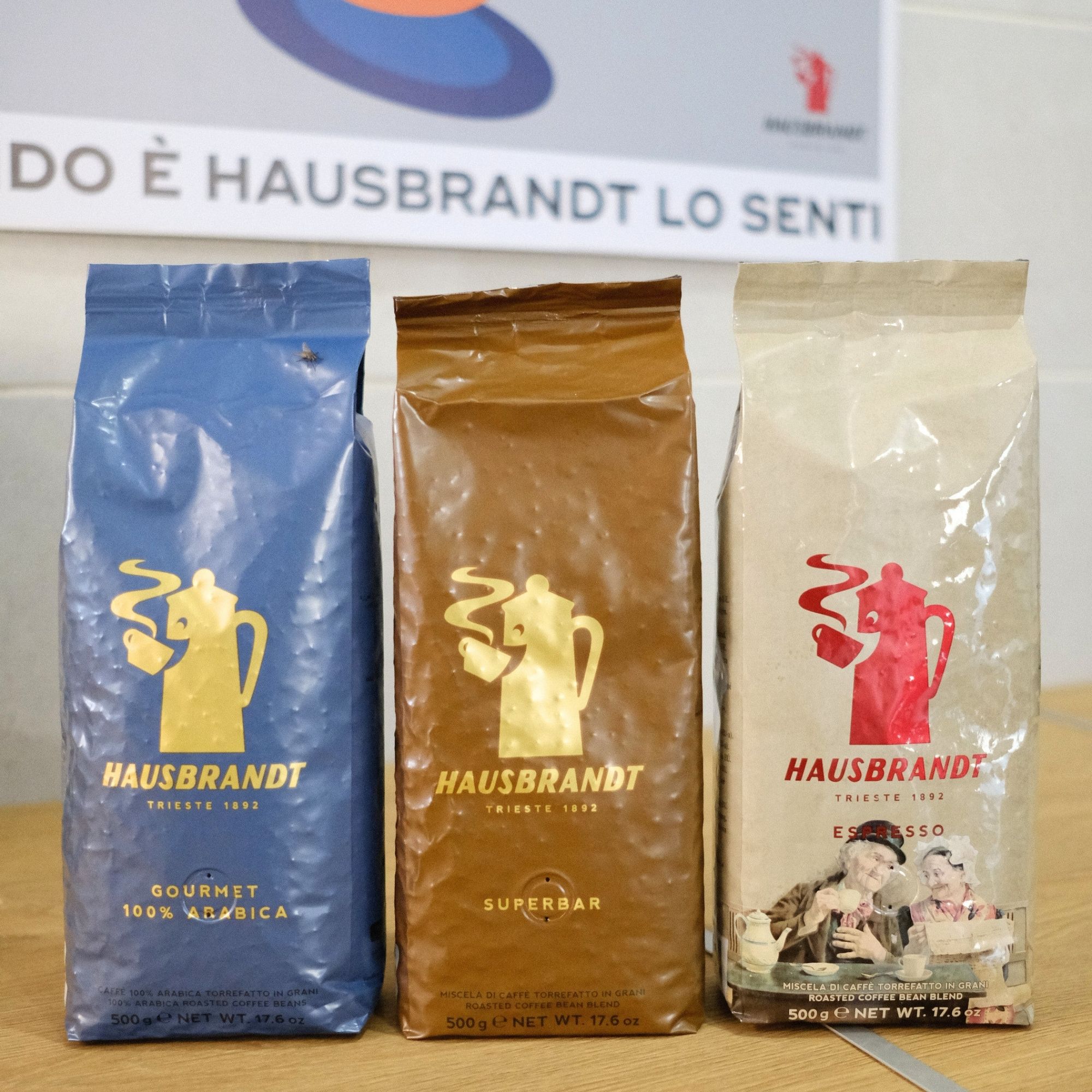 Hausbrandt Coffee Beans Discovery Set, 3x500g
