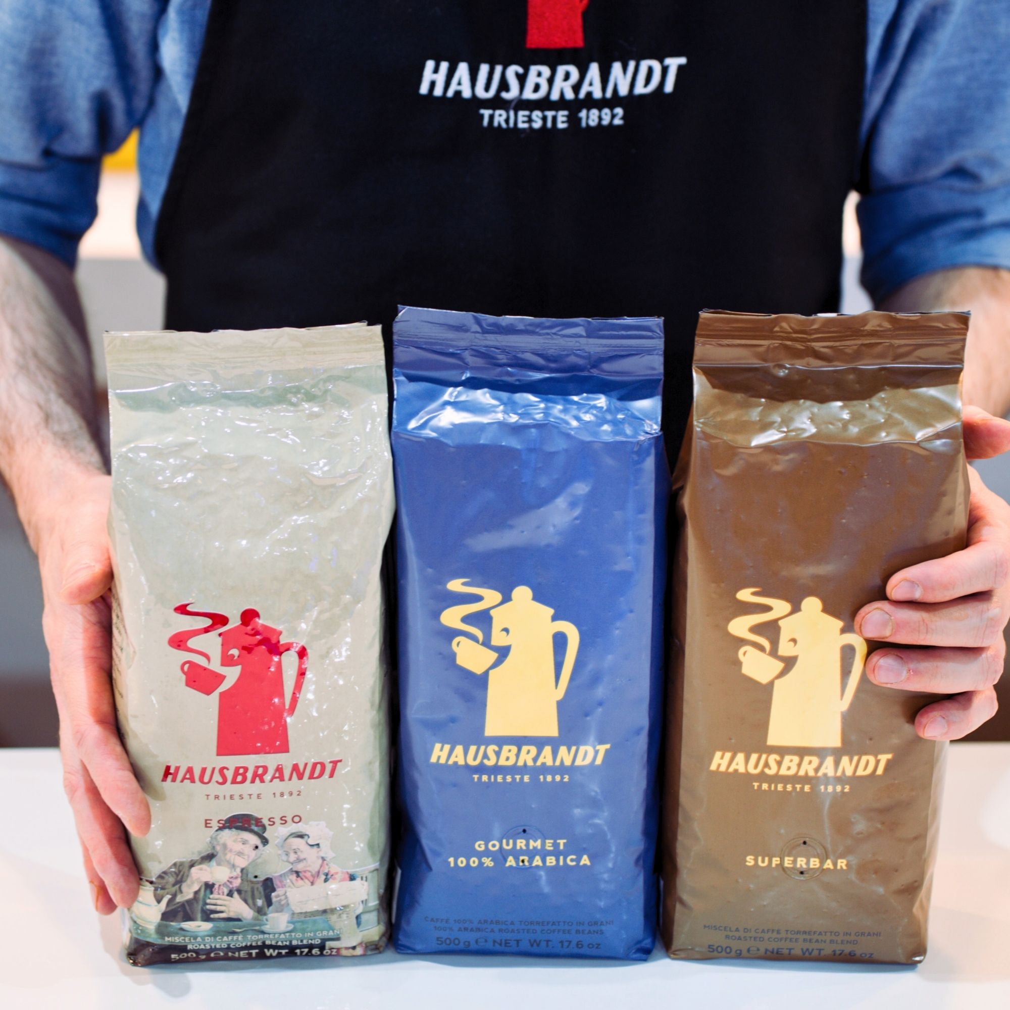 Hausbrandt Coffee Beans Discovery Set, 3x500g