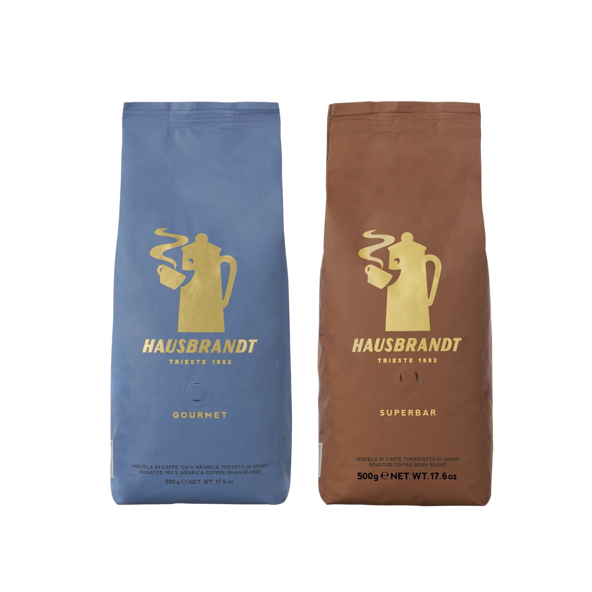 Hausbrandt Coffee Beans Mix (2 x 500g)